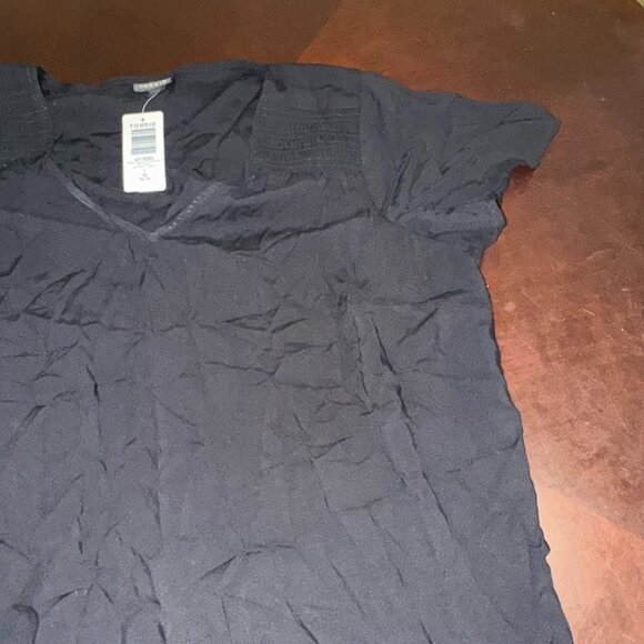 Challis Flutter Sleeve Blouse - Picture 2 of 4